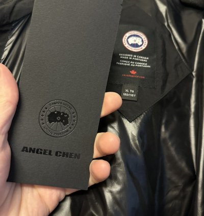 BRAND NEW WITH TAG RAINCOAT CANADA GOOSE COLLAB ANGEL CHEN