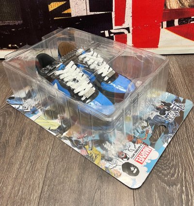 2022 Bape Bapesta Low Marvel Venom Black Blue White