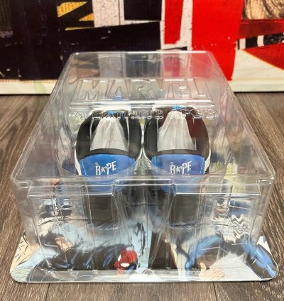 2022 Bape Bapesta Low Marvel Venom Black Blue White