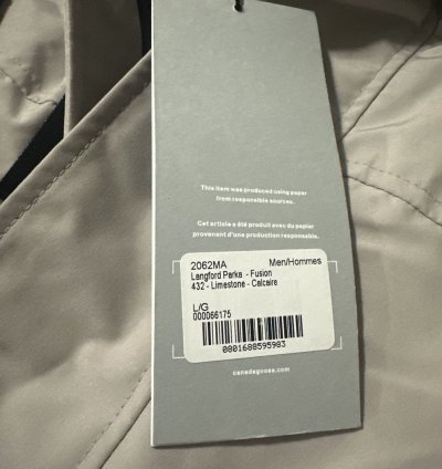 Canada Goode Langford Parka (Limestone)