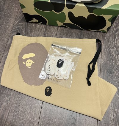 2022 Bape Sk8 Sta Army Olive Green Dark Navy Blue