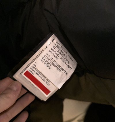 Canada Goose Arctic Program Jacket Size Military Green