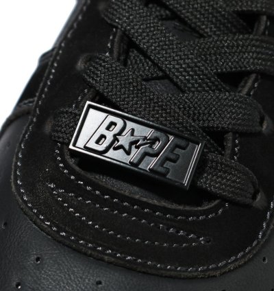 9 5 DS BAPE STA MILITARY MID Leather Suede Black