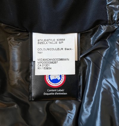 Canada Goose Black Armstrong Hoody Men Jacket