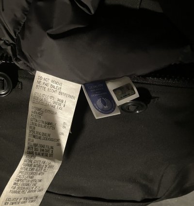 Canada Goose black coat