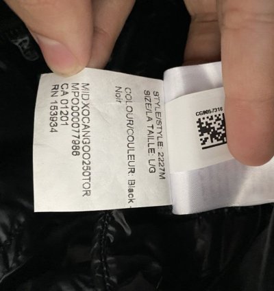Canada Goose Black Crofton Down Jacket