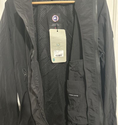 CANADA GOOSE BLACK DISC FABER WIND BOMBER JACKET