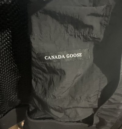 CANADA GOOSE BLACK DISC FABER WIND BOMBER JACKET