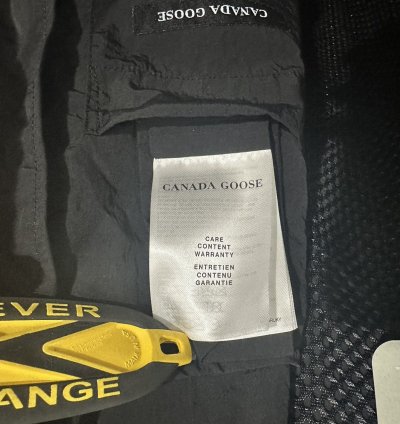 CANADA GOOSE BLACK DISC FABER WIND BOMBER JACKET