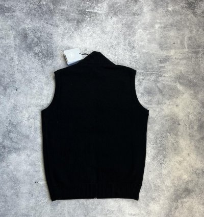 Canada goose black hybridge knit gilet