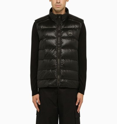 Canada Goose Black Label Black Nylon Waistcoat