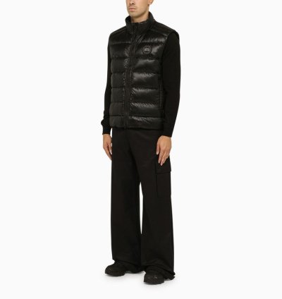 Canada Goose Black Label Black Nylon Waistcoat