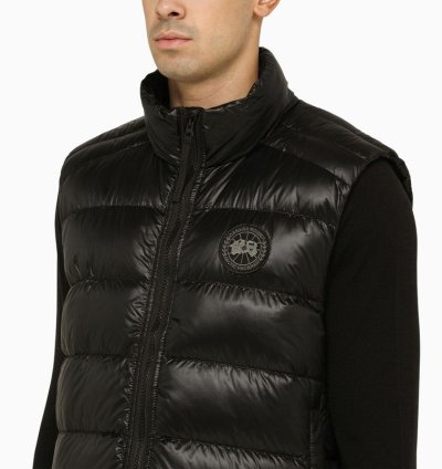 Canada Goose Black Label Black Nylon Waistcoat