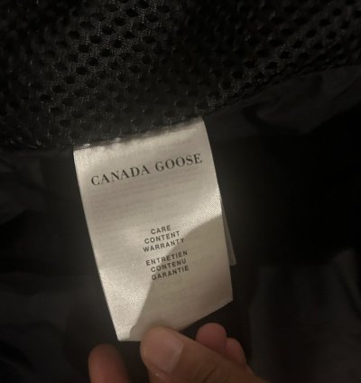 CANADA GOOSE Black MacMillan Down Jacket