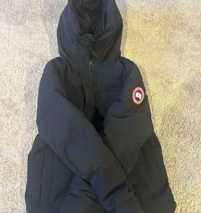 CANADA GOOSE Black MacMillan Down Jacket