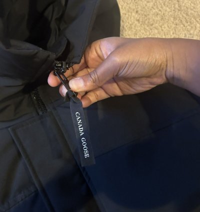 CANADA GOOSE Black MacMillan Down Jacket