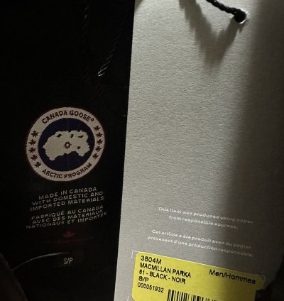 Canada Goose Black Macmillan Parka