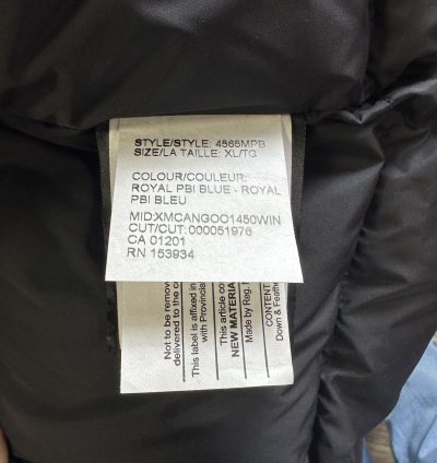 Canada Goose Blue Expedition Parka PBI Heritage