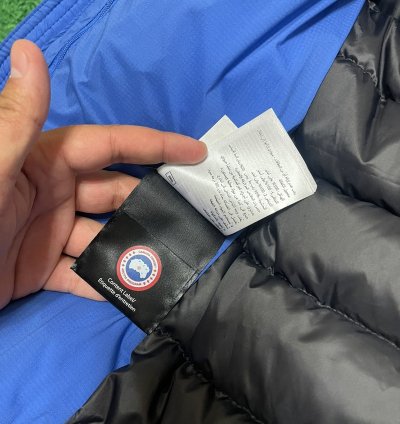 Canada Goose Blue Puff Jacket