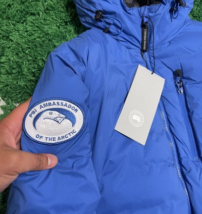 Canada Goose Blue Puff Jacket