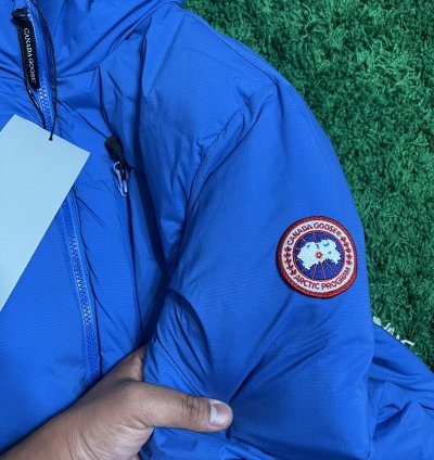 Canada Goose Blue Puff Jacket
