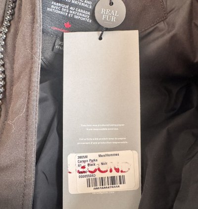 Canada Goose Carson men Parka size XS