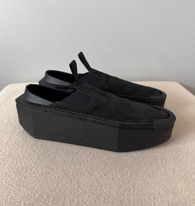 Adidas -3 Kyasu Overboot in Black Leather