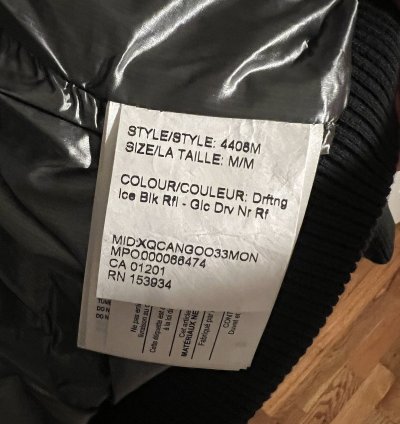 Canada Goose chillawack bomber