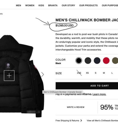 Canada Goose Chilliwack Bomber Jacket