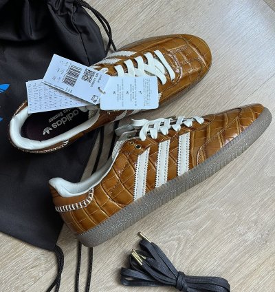 Adidas Brown Croc Samba Sz 11