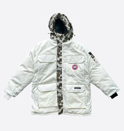 Canada Goose Concepts Bape White Expedition Jacket