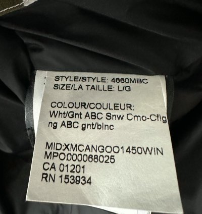 Canada Goose Concepts Bape White Expedition Jacket