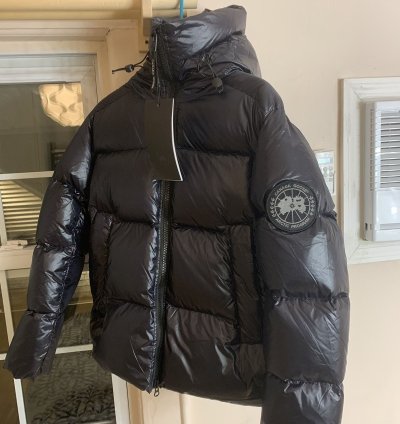Canada goose crofton black puffer jacket