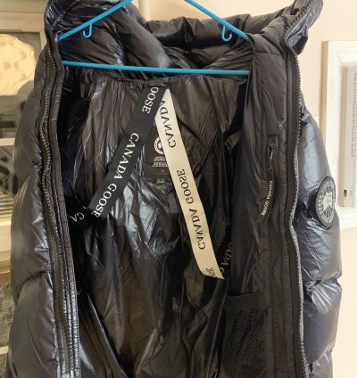 Canada goose crofton black puffer jacket