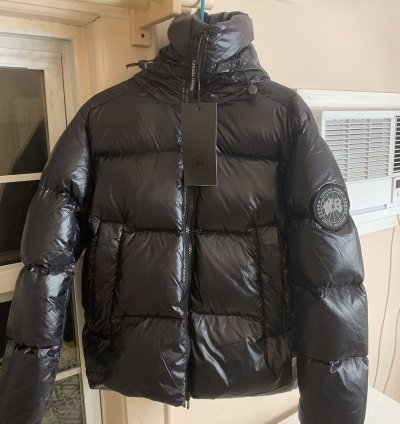 Canada goose crofton black puffer jacket