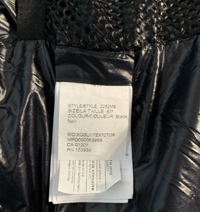 Canada goose crofton black puffer jacket