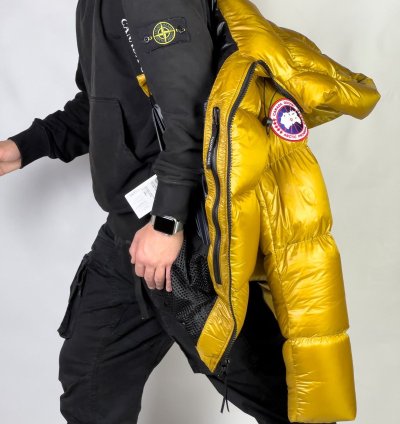 CANADA GOOSE CROFTON DOWN FILLED HOODED PUFFER JACKET