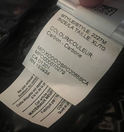 Canada Goose Crofton Hoody Jacket XL BRAND NEW