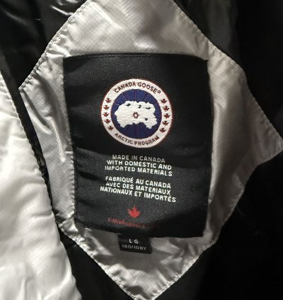 CANADA GOOSE CROFTON PUFFER JACKET sz New SILVER BIRCH