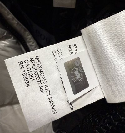 CANADA GOOSE CROFTON PUFFER JACKET sz New SILVER BIRCH