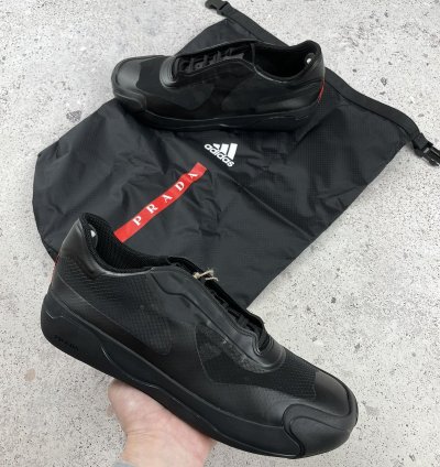 Adidas Prada Luna Rossa 21 Black Sneakers Size 8 5