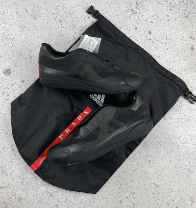 Adidas Prada Luna Rossa 21 Black Sneakers Size 8 5