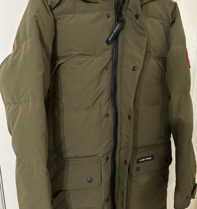 Canada Goose Emory Parka (Coyote Fur) Olive size