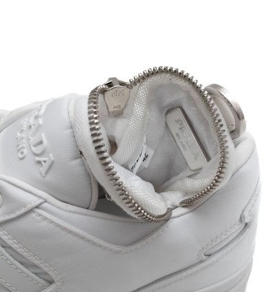 ADIDAS PRADA RE-Nylon Forum Low White Sneakers
