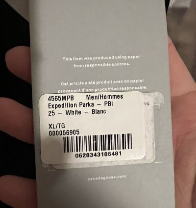 Canada Goose expedition coat