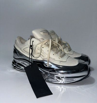 Adidas Raf Simons Ozweego White Silver Metallic