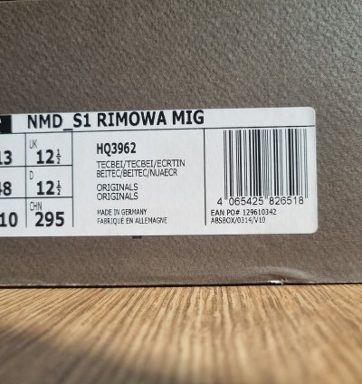 Adidas Rimowa NMD S1 Made In Germany Tech Beige