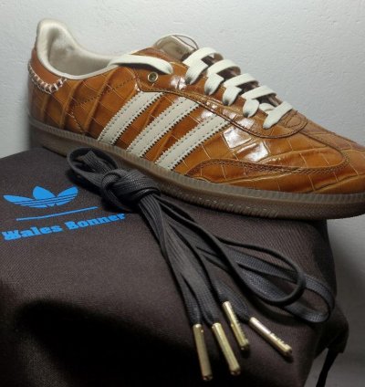 adidas Samba Wales Bonner Brown Croc Men - JH9826