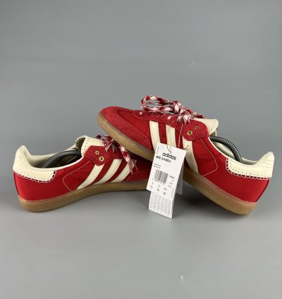 Adidas Samba Wales Bonner Red Men Sneakers US 9
