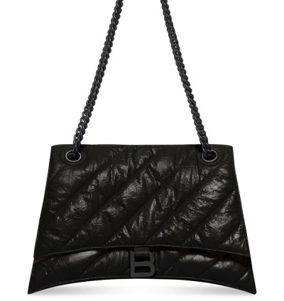 Balenciaga Medium Crush Chain Strap Shoulder Bag